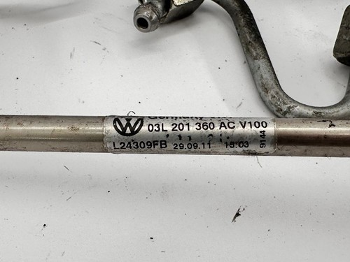 Skoda Superb B6 (3T) 2012 Fuel Line Pipe Hose SET 03L201360AC - Picture 2 of 5
