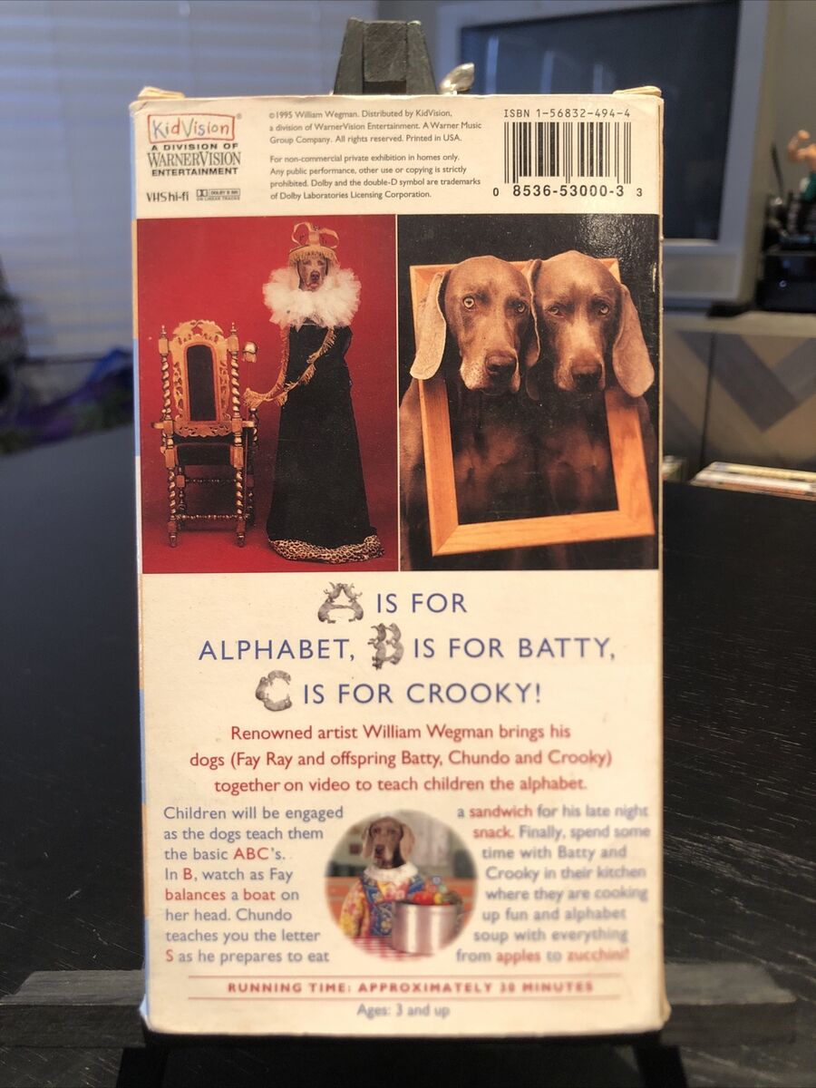William Wegman's Alphabet Soup ABC DVD New 890157001018| eBay
