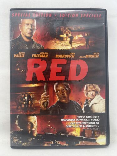 RED (DVD, 2011, Canadian, Special Edition) Free Canadian Shipping - Picture 1 of 2