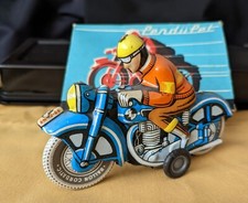 Tin Friction Motorcycle Motorkerekpar Pendupet Imported Hungary Dated 1988 NOS