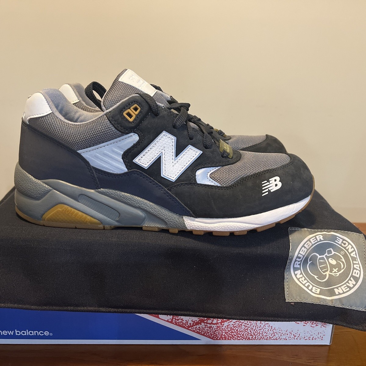 Burn Rubber x New Balance ☆ MT580BC Black×Grey DS US 11.5 NEW BALANCE X BURN RUBBER MT580BC BLUE COLLAR