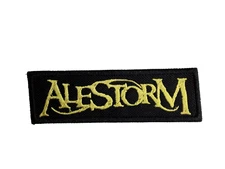 Alestorm Patch Iron/Sew on Embroidered Pirate Metal Patch Hammerfall Sabaton 