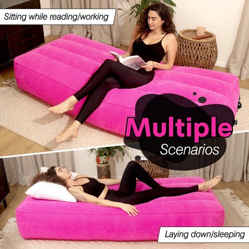 YESINDEED Upgraded BBL Bed with Hole, Inflatable Brazilian Butt Lift Mattress - Picture 2 of 7