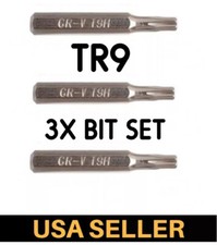 3PC Torx T9 TR9 T9H TS9 Screwdriver Micro Bits 4MM Hex Security for XBOX PS4 PS5