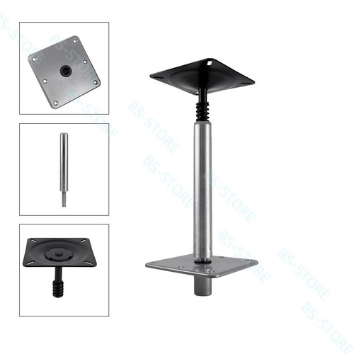 97749-Swivl-Eze Lock’N-Pin ¾-Inch Pedestal Package, Brushed Aluminum Finish, 11 - Picture 7 of 8