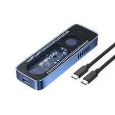 ACASIS 10Gbps USB 3.1 M.2 NVMe SSD Enclosure with Built-in Fan Tool-Free Case