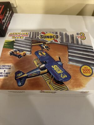 Sunoco Limited Edition Stearman Bi-plane #3 Only 5000 Produced NIB very rare