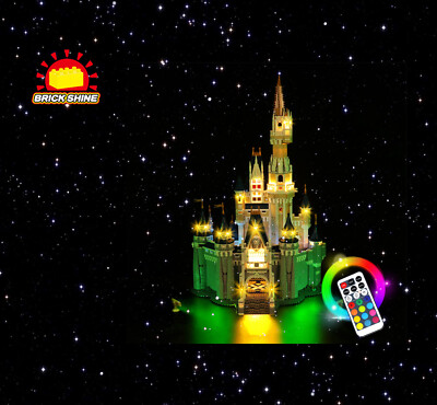 Brick Shine GC Light kit for Lego The Disney Castle 71040 (NEW