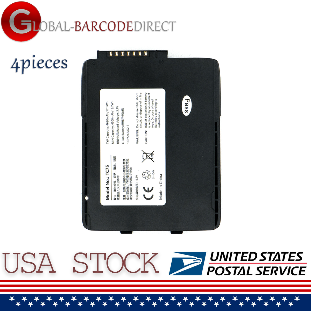 Bpc 157 Batteria Originale Zebra BT-000318 Per Scanner TC70, TC75 - Foto 7