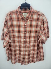 Ralph Lauren Mens XL Shirt Colorful Plaid Short Sleeve Button Up Preppy Casual