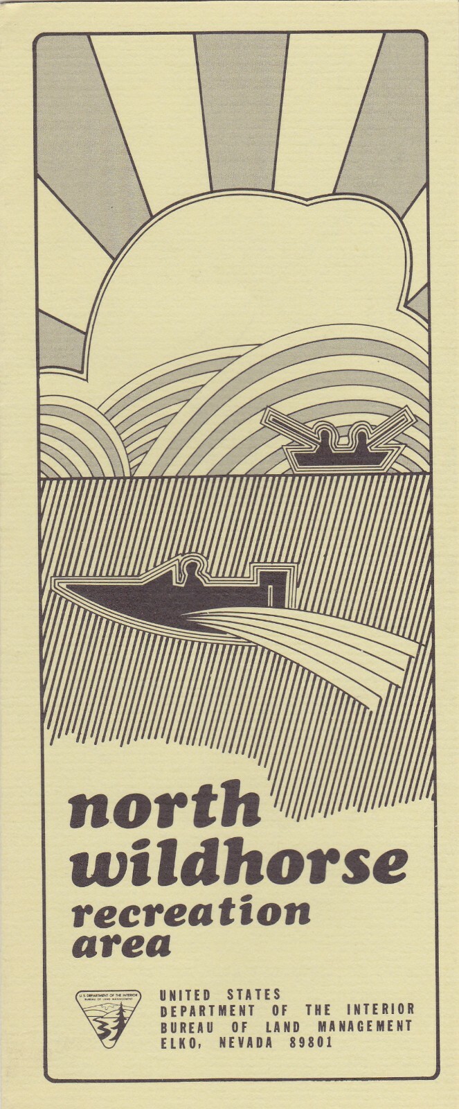 1980's North Wildhorse Recreation Area Nevada Brochure