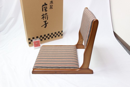 Tatami floor chair Zaisu made in Japan 1 unit W17.3 x D20.6 x H18.1 inc. - Picture 9 of 20