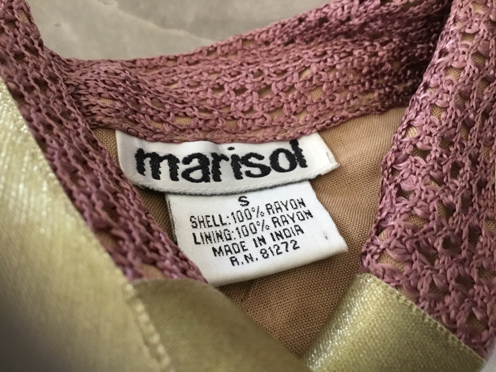 Marisol Patchwork Jacket Star buttons up front  S… - image 13