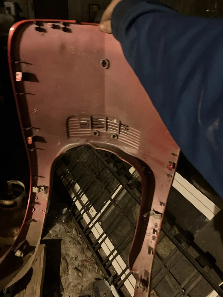 1984 年本田 Aero NH125 前整流罩上部塑料装饰罩原始设备制造商 84 铅套 — 第 2/2 张图片