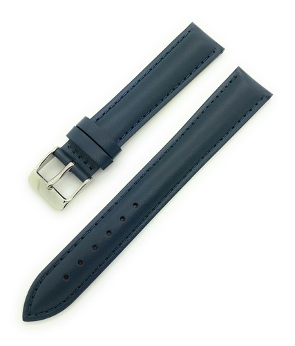 10mm up to 20mm 26mm 28mm MTN LB5 Calfskin Stitched Genuine Leather Watch Band - Picture 6 of 17
