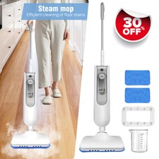 Steam Mop Hot Cleaner 2-in-1 Convenient Detachable Handheld Floor Cleaning Unit
