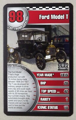 1 x Haynes Motor Museum info card Car Ford Model T   Q13