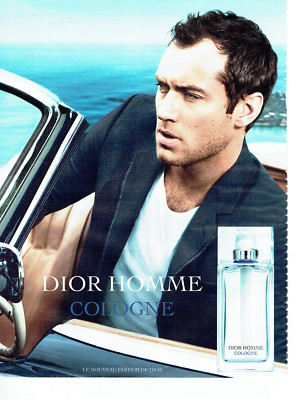 Werbung Advertising 028 2013 Eau Cologne Herren Dior & Jude Law