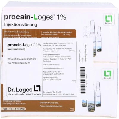 DR. LOGES + CO. GMBH PROCAIN-Loges 1% Injektionslösung Ampullen 200 ml PZN13704010