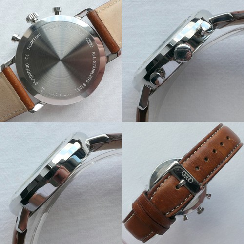 Audi Classic Aviator Pilot S Line Car Accessory Sport Germany Chronograph Watch - Picture 16 of 24