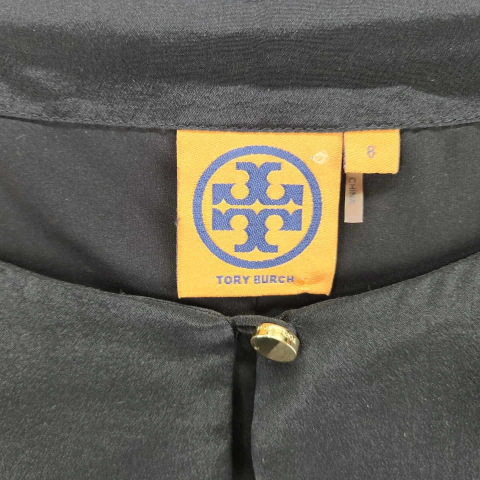 Vestido Tory Burch New York talla 8 mini largo 100% seda carrera bruja capricho  Foto 4 de 4