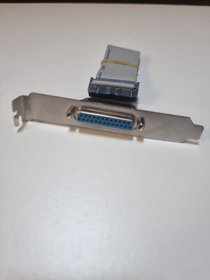 DB25 LPT Parallel Port Bracket   1x 25-Pin Stecker   für Mainboard Slot
