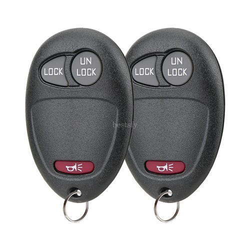 2 Para Chevy Colorado Venture GMC Canyon Control Remoto Coche Llavero Carcasa Estuche 3 Botones - Imagen 8 de 10
