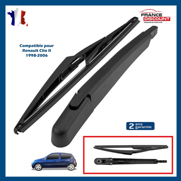 Partsline Wischerarm Heck FüR Renault Clio II (1998-2006) Schwarz, 305 Mm-image
