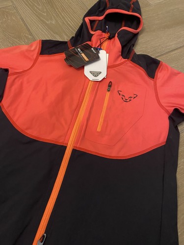 Dynafit Women's Alpine Hybrid Trail Running Jacket Size Medium Hot Coral - Picture 2 of 4