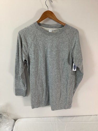 French-Terry Crew-Neck Tunic Gray 