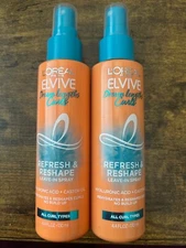 LOREAL PARIS ELVIVE DREAM LENGTHS CURLS REFRESH&RESHAPE LEAVE-IN SPRAY 2 - Pack