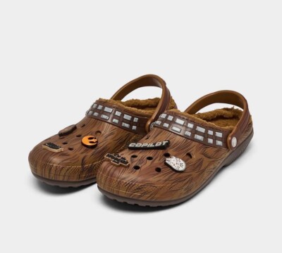BRAND NEW Star Wars Chewbacca Crocs Classic Lined Clog Sizes C10 & J6