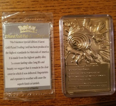 Poliwhirl # 61 Pokemon 23 Karat Gold-Plated Trading Card Special Edition L@@K | eBay Poliwhirl # 61 Pokemon 23 Karat Gold-Plated Trading Card Special Edition L@@K | eBay