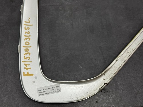 BMW F11 Touring Strip Side Window Rear Left Molding Trim 8049205 - Picture 9 of 10