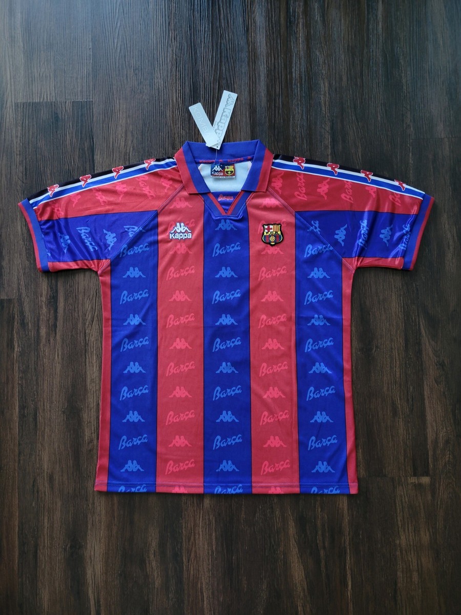Luis Figo FC Barcelona Soccer Team New Men's Retro Kappa
