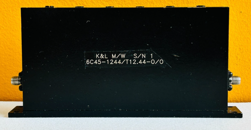 K&L Mikrowelle 6C45-1244/T12,44-0/0 1244 MHz, SMA (F-F) Hohlraumfilter. Getestet!