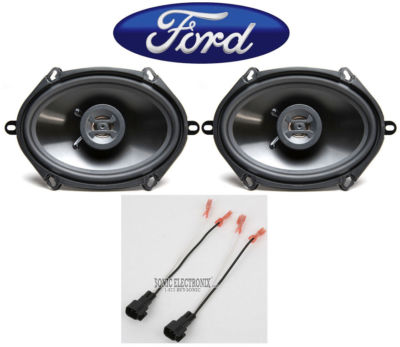 Hifonics 6x8'' Front Speaker Replacement Kit For 1999-04 Ford F-250/350/450/550
