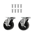 Seville Classics 5-Inch UltraHD Swivel Wheels Set of 2