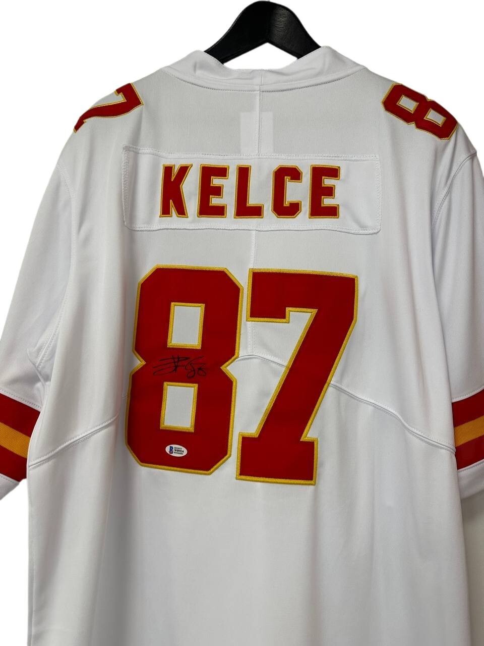 Autographed jersey 87 Travis Kelce Hand Signed Kansas City Chiefs BAS