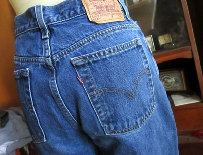 Vtg LEVIs 512 Slim Tapered Mom Jeans Faded Distressed USA Womens 10 Reg L  30x32 | eBay