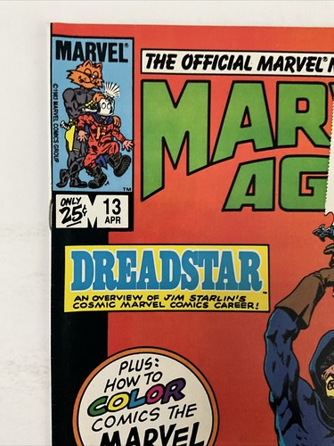 Marvel Age #13 (1984) 8,5 Sehr guter Zustand Jim Starlin Dreadstar und Venom Suit Comic Buch - Bild 2 von 10