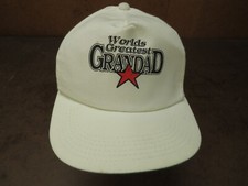 World's greatest Grandad Star made USA VTG snapback hat trucker Mesh cap