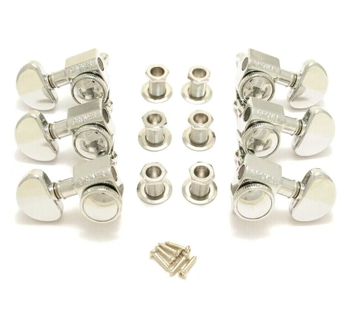 Grover Nickel Roto-Grip Locking Guitar Tuners for Gibson Les Paul SG® 502N