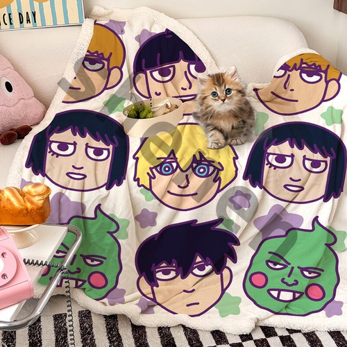 Mob Psycho 100 Anime Mobu Saiko Hyaku Cospaly Umhang Überwurf Decke Cartoon Geschenk - Bild 27 von 30