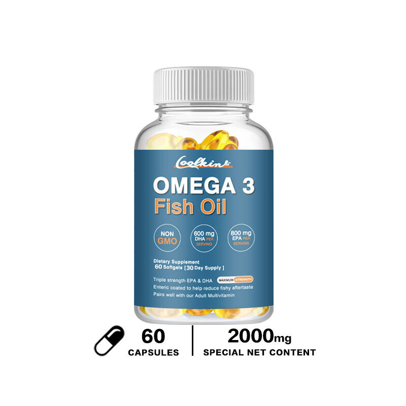 Omega 3 Fish Oil Capsules 2000mg 3x Strength, Highest Potency with EPA & DHA eBay