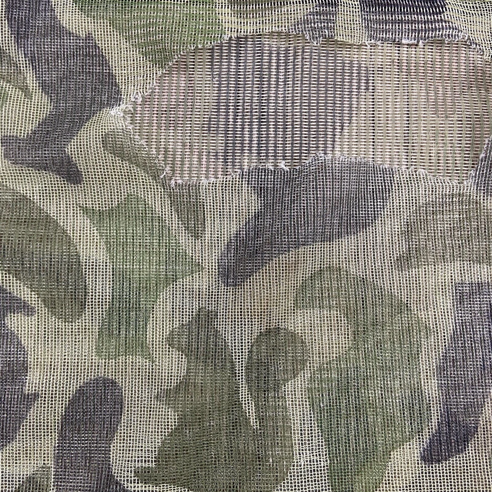 Vintage 70s Camo Knit Camouflage Ski Mask - Image 2 of 3