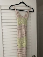 ASOS Women Dress With Criss Cross Back Straps - Crochet - New With Tags