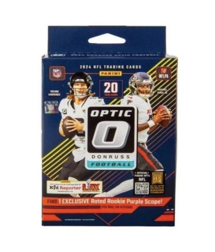 2024 Panini Donruss Optic NFL Football Trading Card Hanger Box NEW SEALED - Picture 3 of 4