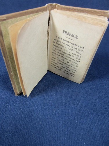 *Antique Miniature Book - One Drop - Daily Bible Text Christian, Vintage 1855 - Picture 5 of 7