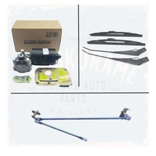 Toyota Land Cruiser FJ40 BJ40 HJ45 Motor Windshield Wiper Arm Blade Linkage SET